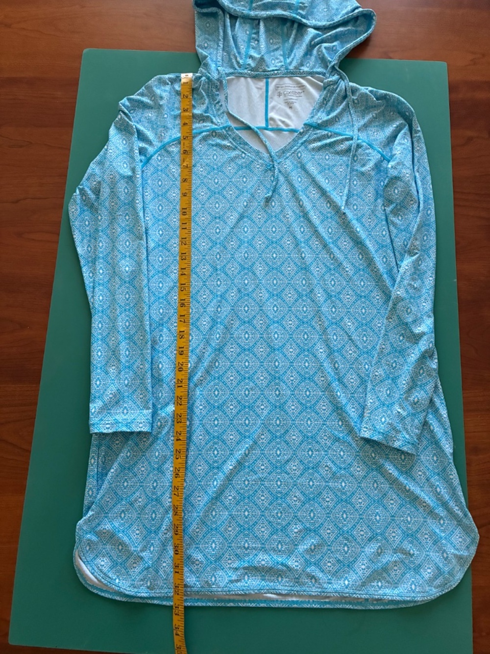 Coolibar Hooded UPF50 Sun Dress/Swim Cover Size Medium - Picture 3 of 7